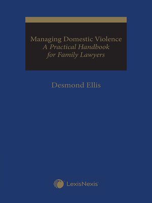 cover image of Managing Domestic Violence: A Practical Handbook for Family Lawyers